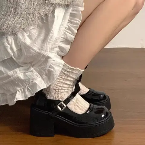 10 best sales प्लेटफ़ॉर्म जूते y2k - №9