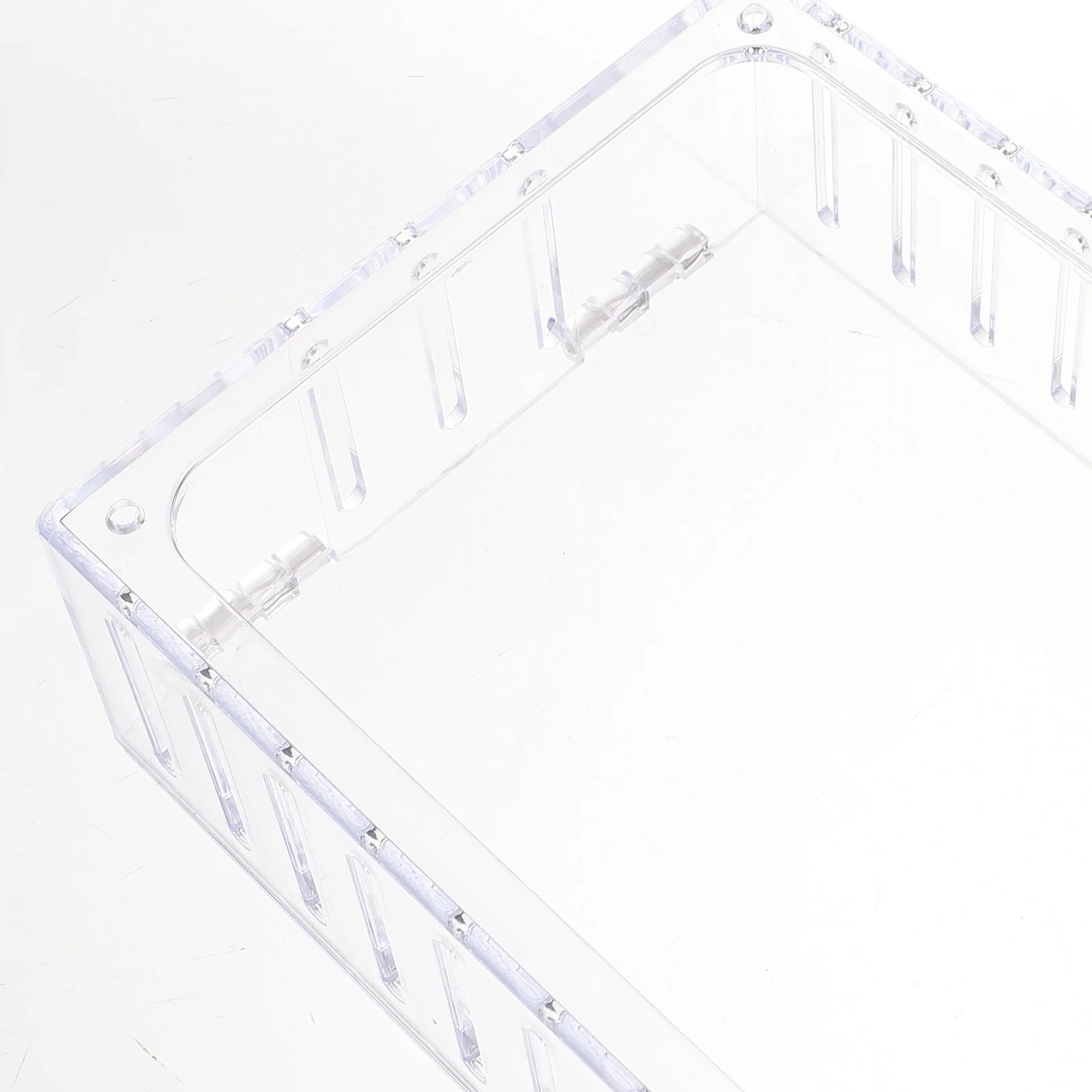 صندوق قفل ترموستات غطاء شفاف مثبت على الحائط حماية عالمية معدنية للمنزل في الهواء الطلق متوافق مع غطاء ترموستات مضاد للعبث