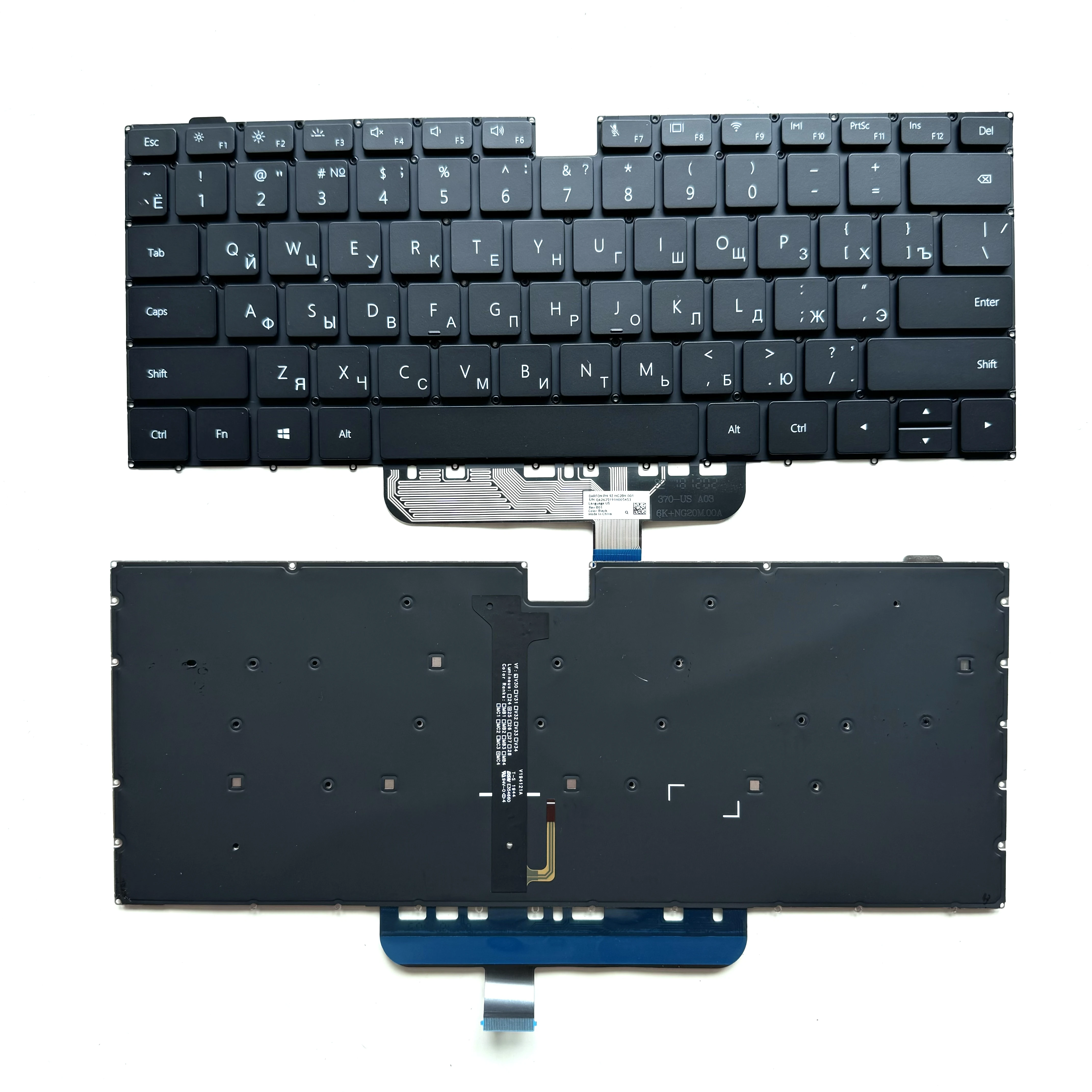 

XIN-Russian Backlit Laptop Keyboard For HUAWEI MateBook D14 D15 BOB-WAI9Q BOB-WAI9 BOHRB-WAI9A NBDE-WDH9 BOHL-WFQ9 NBZ-WBE9
