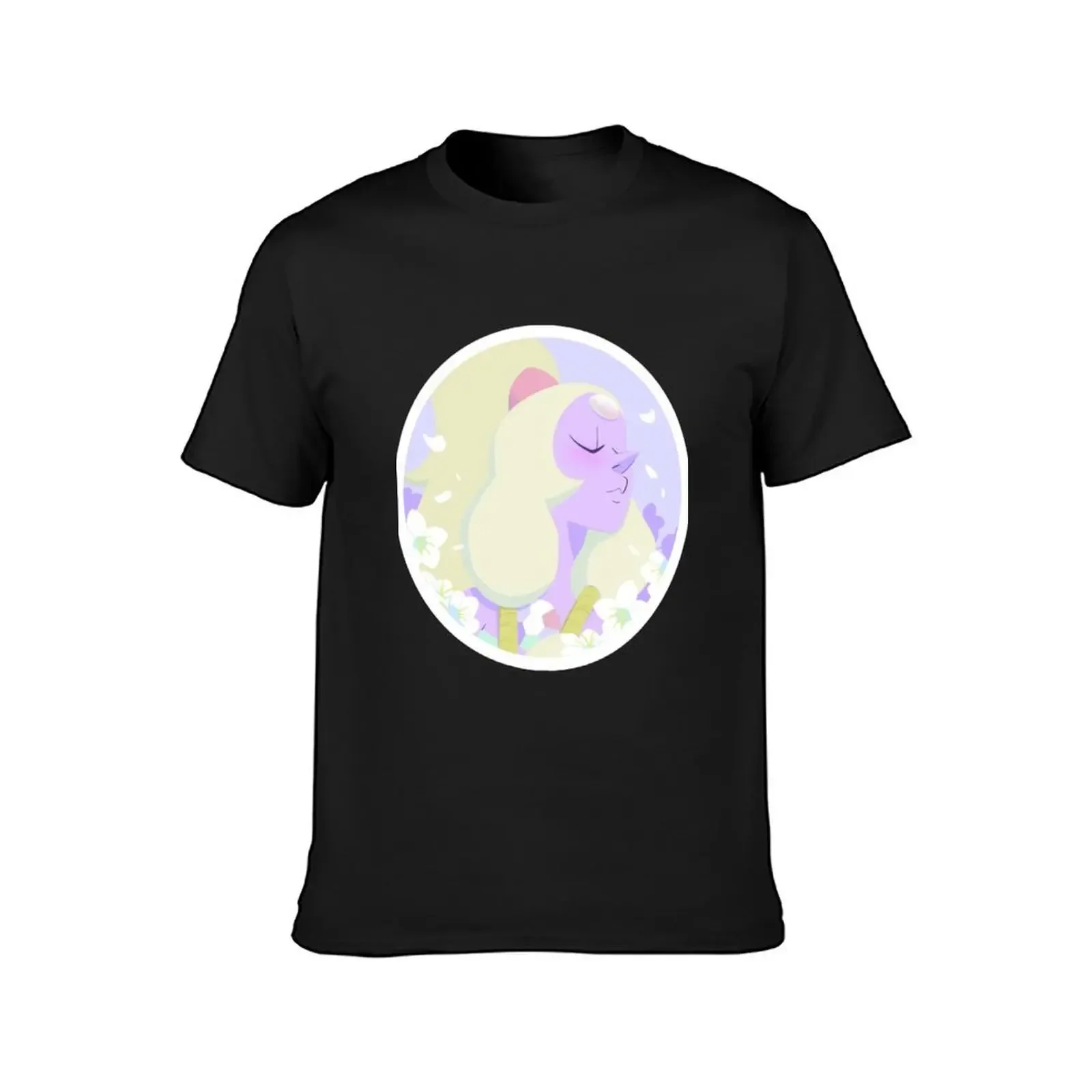 Pastel Opal portrait T-Shirt plus size tops customs T-shirts for men cotton