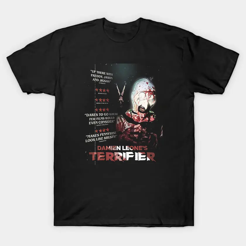 

More Then Awesome Terrifier Movie Horror Art The Clown scary film For Halloween gift printed T-Shirt for men plus size clothing