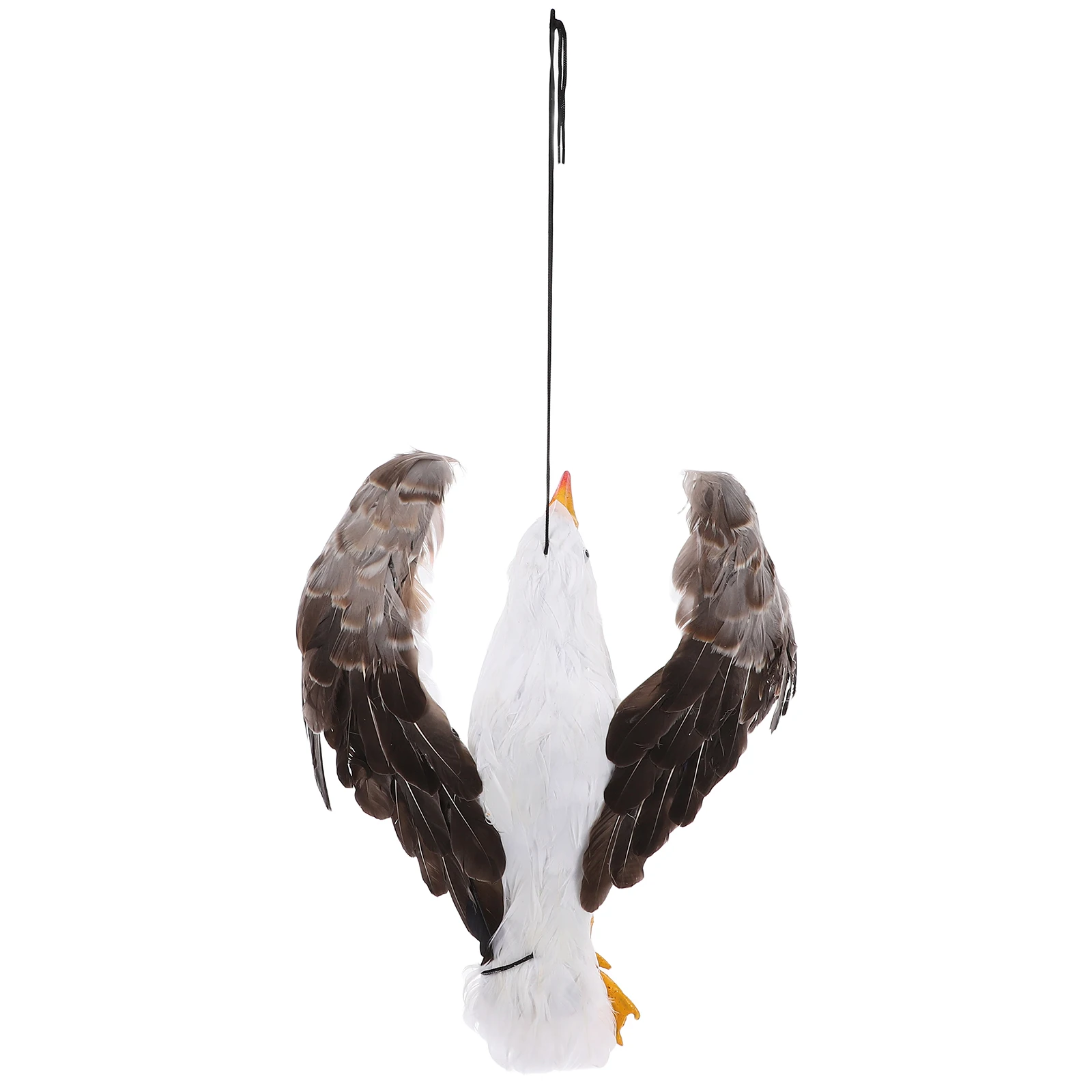 

1pc Realistic Dead Ornament Durable Bird Craft Home Decor Hanging Decoration 1:1 Seagull Outdoor Decoration Fake Seagull Bird