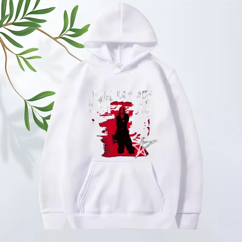 Avril Lavigne Classic cool graphics hoodie 2025 new men women vintage Long sleeve Sweatshirt with print oversized hoodie unisex