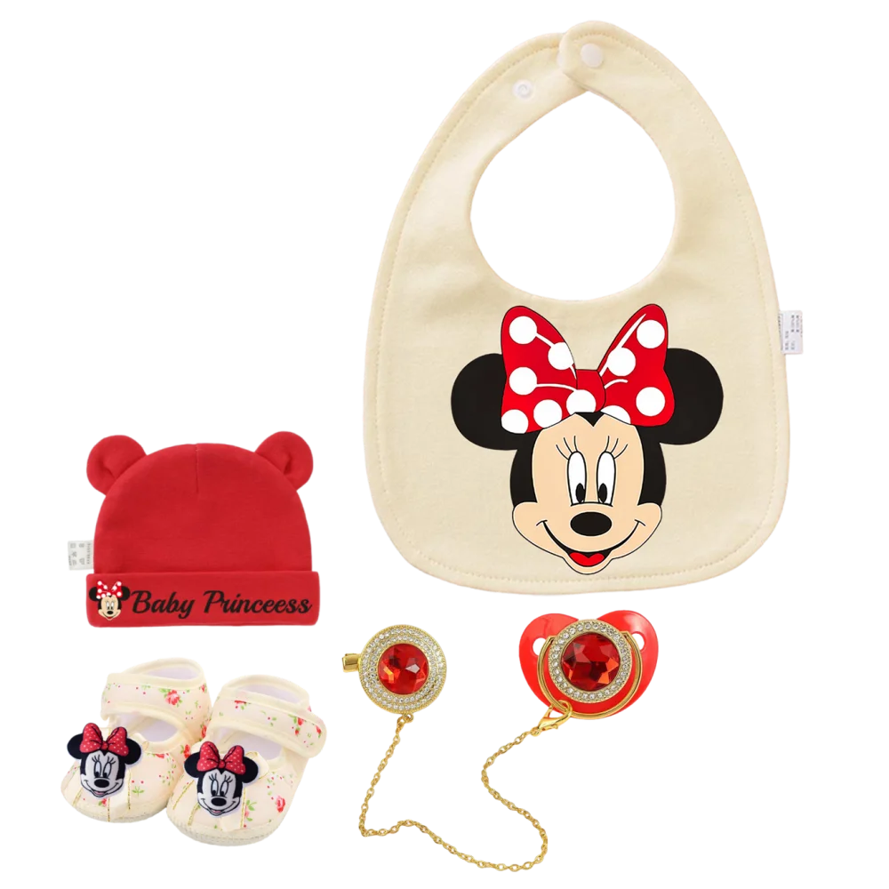 

Детская шапочка Kawaii, соска-пустышка и цепочка-держатель для новорожденных, шапочка для новорожденных, детская обувь, детские аксессуары