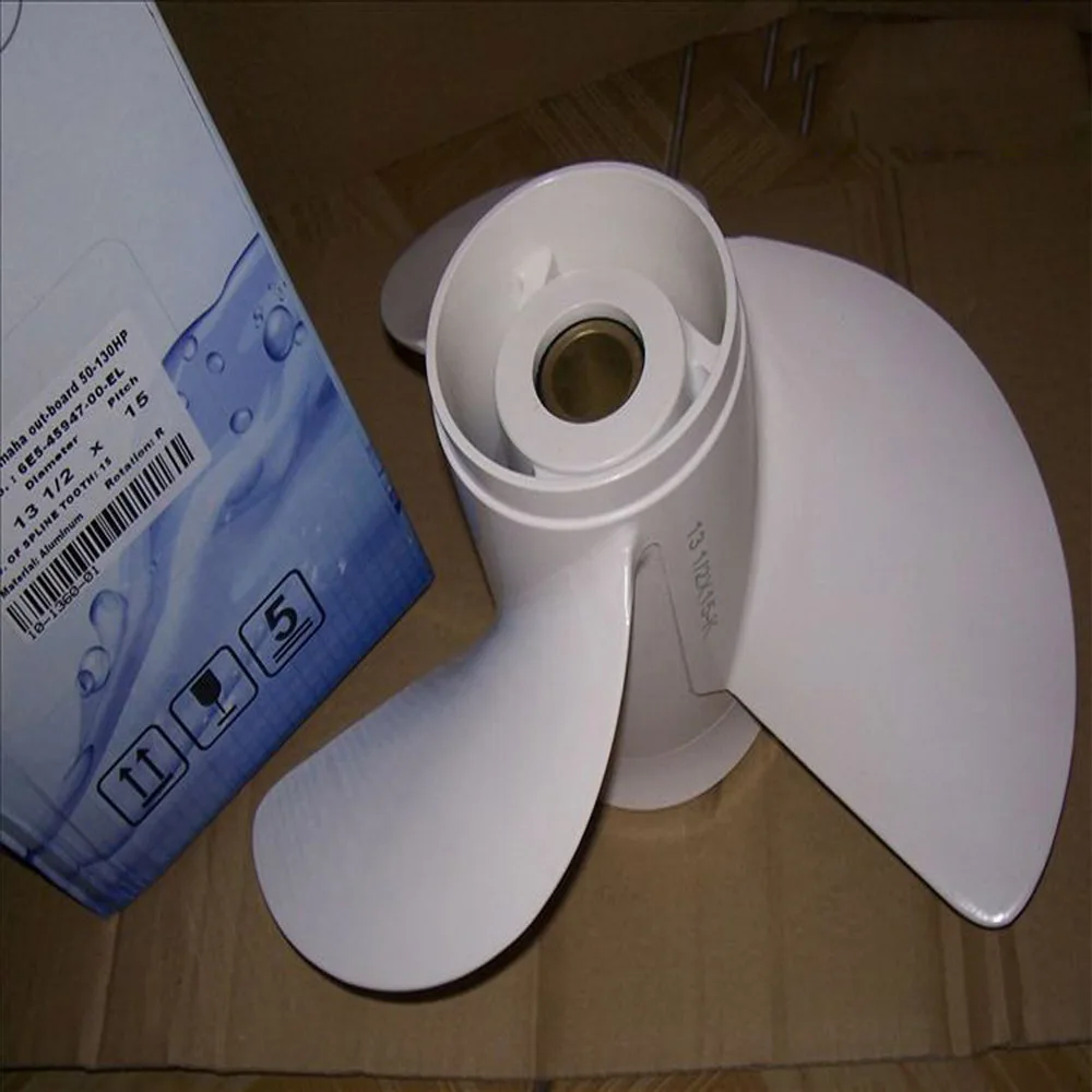 Aluminum  Propeller For 2 Stroke 60-85Hp 4 Stroke 90-115Hp Outboard Motor 15 Inch 13 1/2*15-K