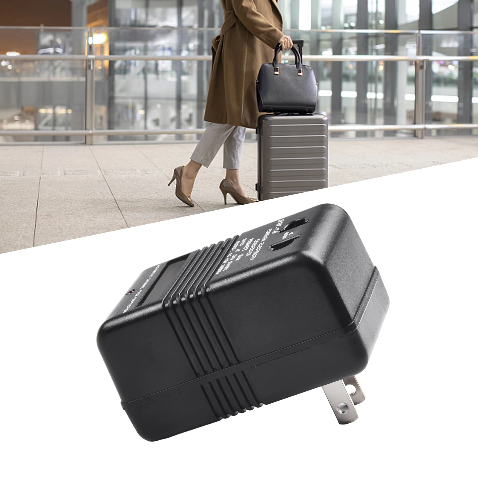 

Широкодиапазонный преобразователь напряжения, трансформатор напряжения 110 В/120 В, двухканальный преобразователь мощности в 220 В/240 В, практичный