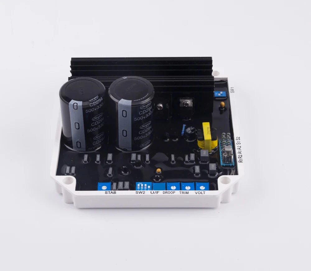 VR08 KF308A Automatic Voltage Regulator Brushless Power Generator Stabilizer Single and Three Phase Adjustment