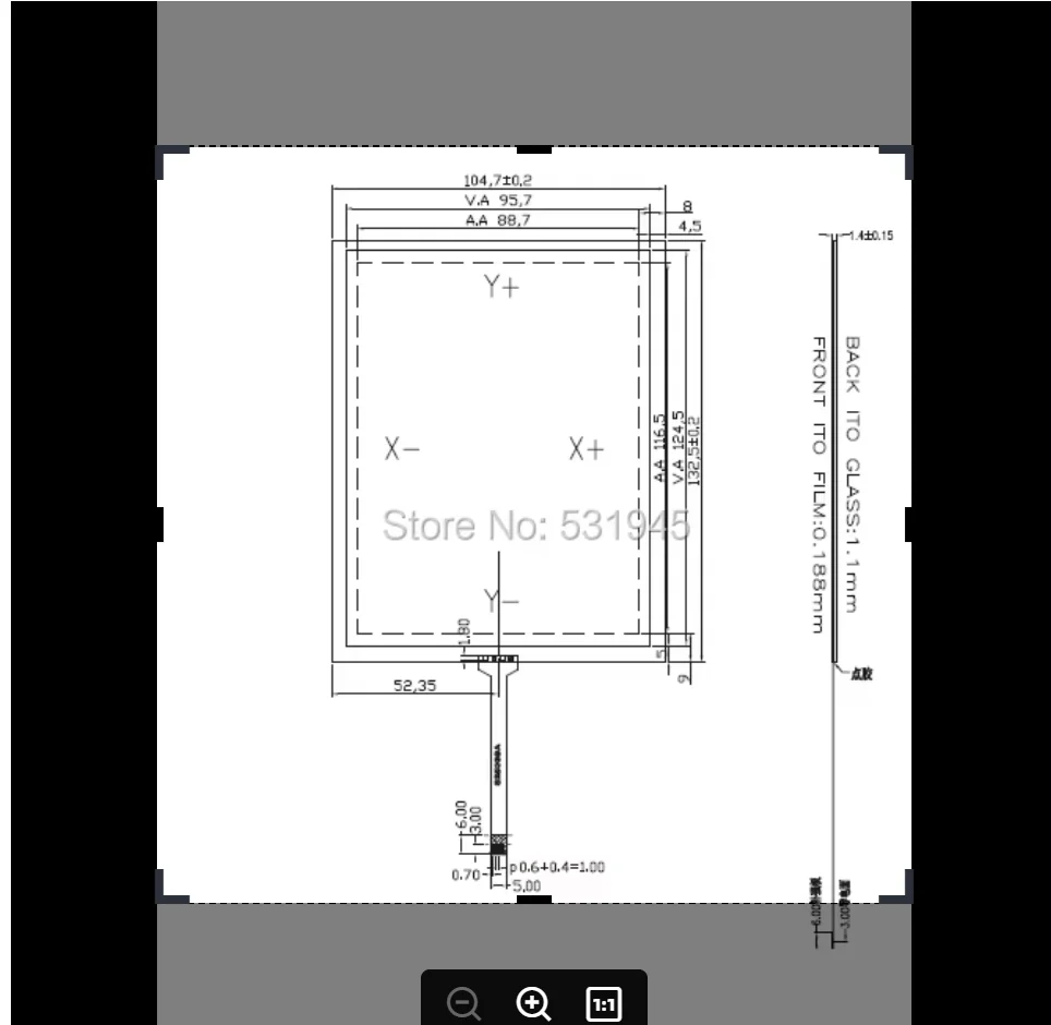 

ZhiYuSun для LAUNCH X431 5,7-дюймовый сенсорный экран 133 мм * 105 мм игровая сенсорная панель для цифрового сенсорного стекла133 * 105