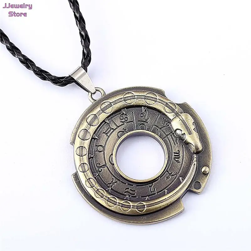 1pc Trendy Unisex Metal Jewelry Amulet Pendant Necklace Lucky Protective Talisman