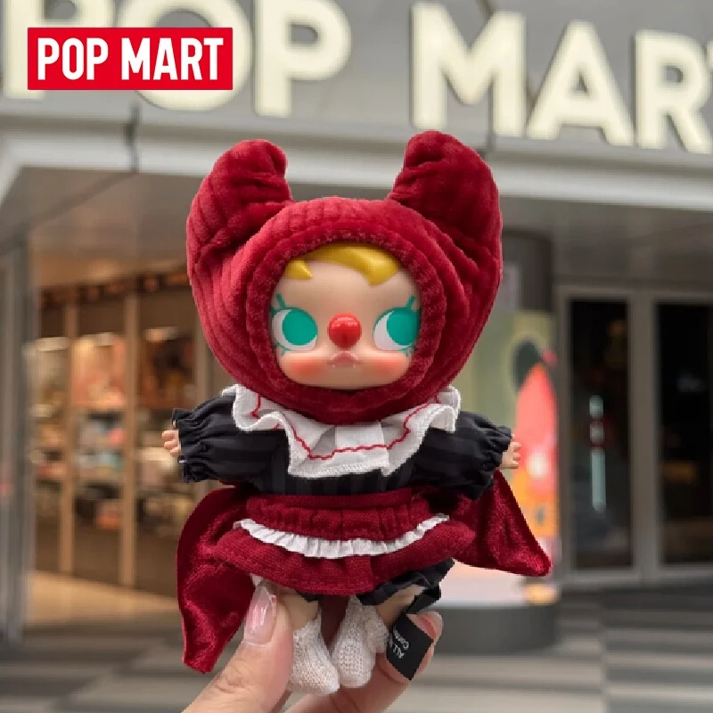 POPMART لماذا سلسلة جدية جدًا صندوق أعمى المعلقات عمل الشكل لطيف لهب مهرج الشكل هدايا الهالوين Dimmo Labubu صناديق أعمى