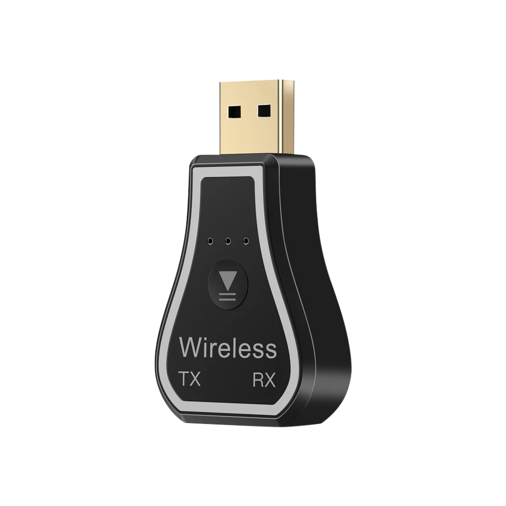 USB Bluetooth-compatible 5.0 Dongle Adapter for PC Speaker Wireless Mouse Keyboard Audio RGB Light Bluetoot Receiver Transmitter