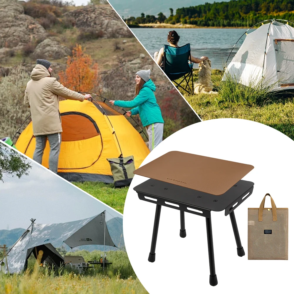 2 في 1 نزهة الجدول المحمولة في الهواء الطلق البراز سبائك الألومنيوم المحمولة الجدول في الهواء الطلق للتخييم في الهواء الطلق نزهة الصيد التنزه