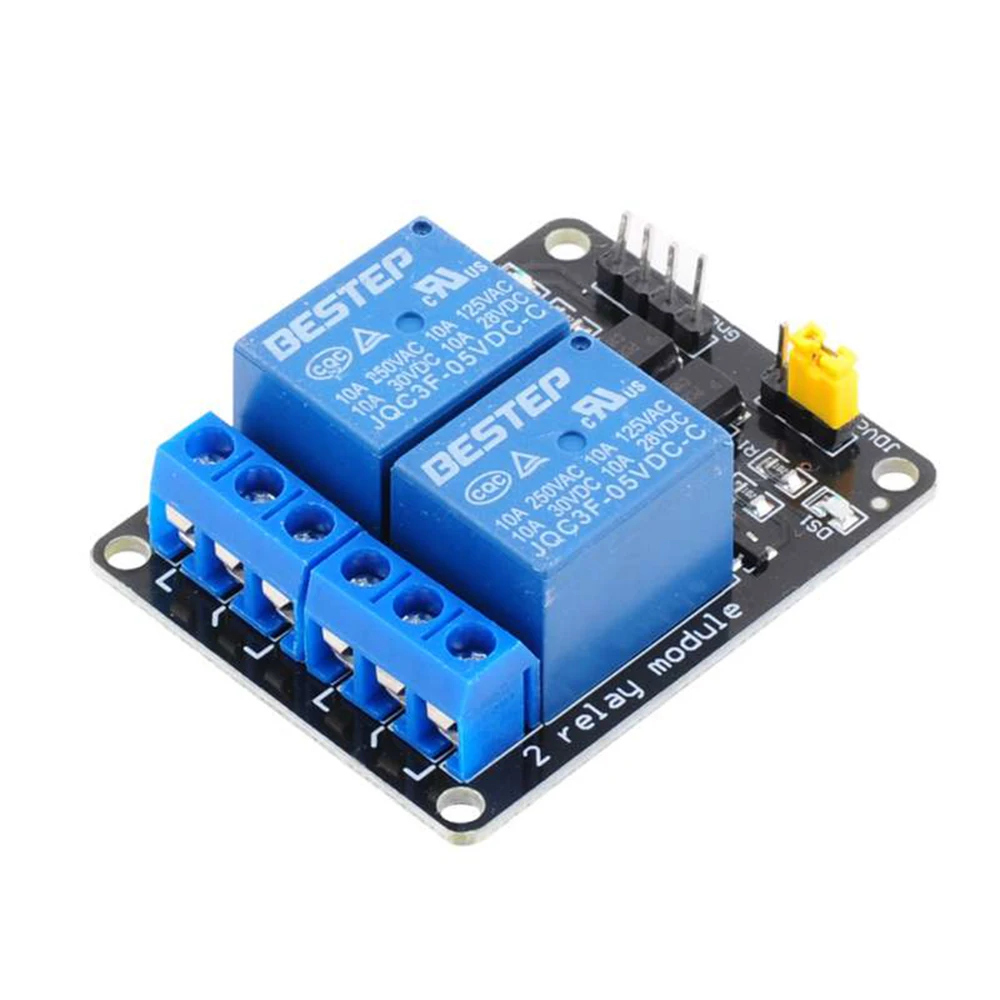 Optocoupler Módulo de Isolamento Relé para Arduino, 3.3V 2, Relé Control Development Board, 5Pcs