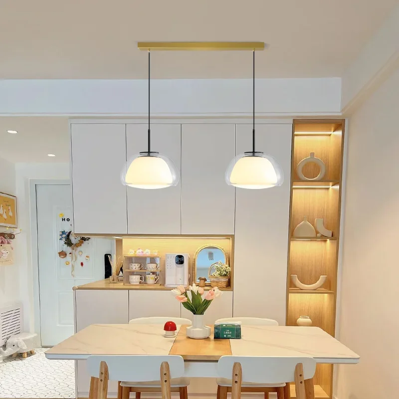 

Danish Designer Jelly Amber Chandelier Living Room Restaurant Bedroom Bedside Luxury Glass Home Decor Lighting Fixtures