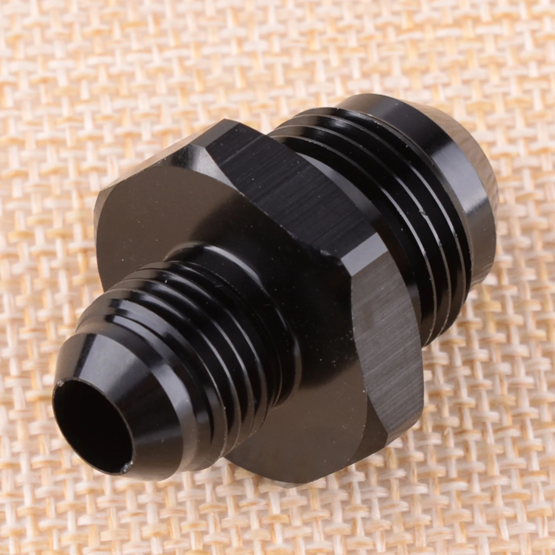 High Quality AN-8 (AN8) To AN-6 (AN6) Straight Male Flare Reducer Expander Fitting Adapter Fuel Hose Tank Car Accessories