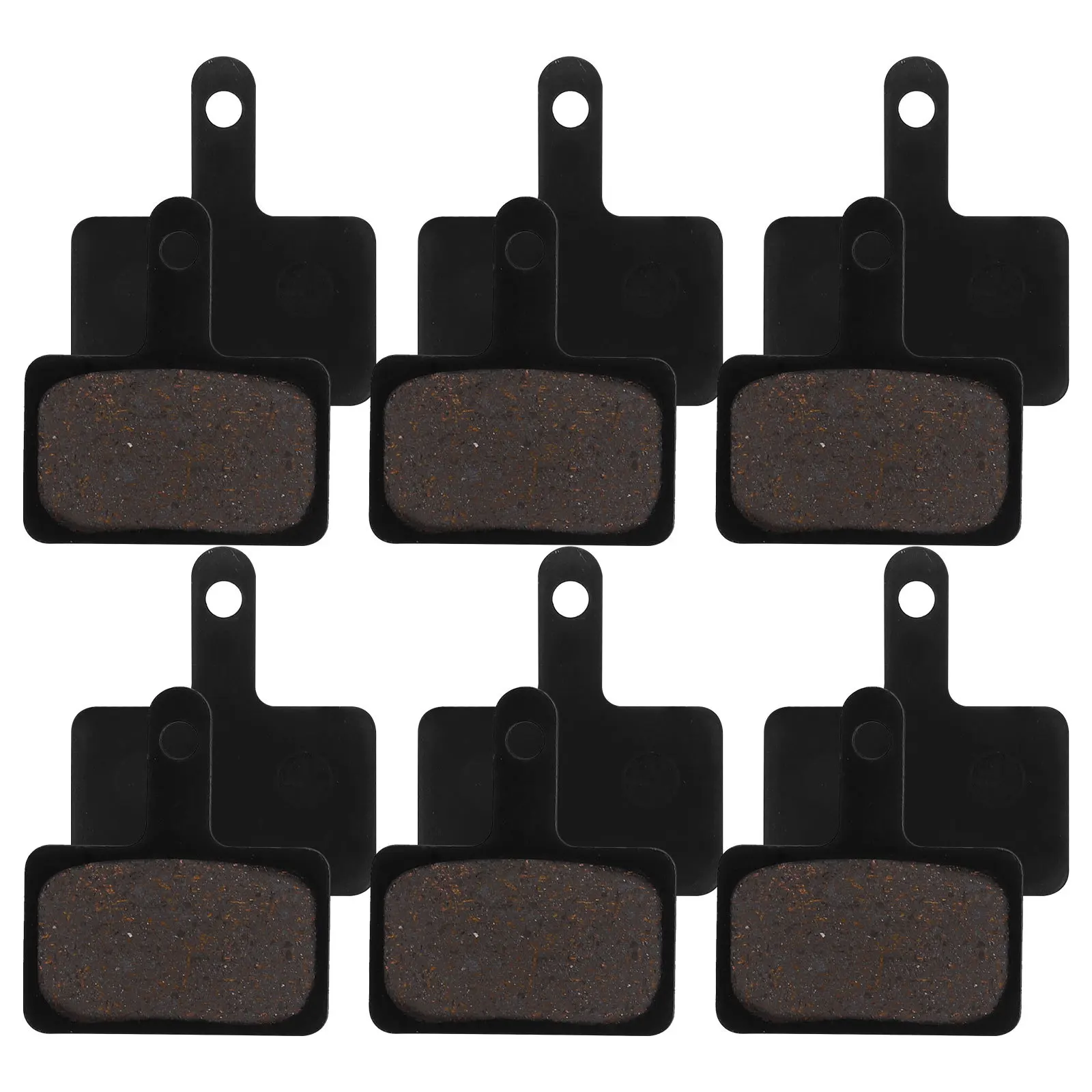 

6Sets Bicycle Disc Brake Pads Thick Sturdy Cycling Brake Blocks for Mountain Bike Road Bike Long Distance Travel Repair Kit