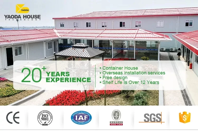 YAODA Mobile house prefabricated home folding 20ft modular container house prefab homes for living