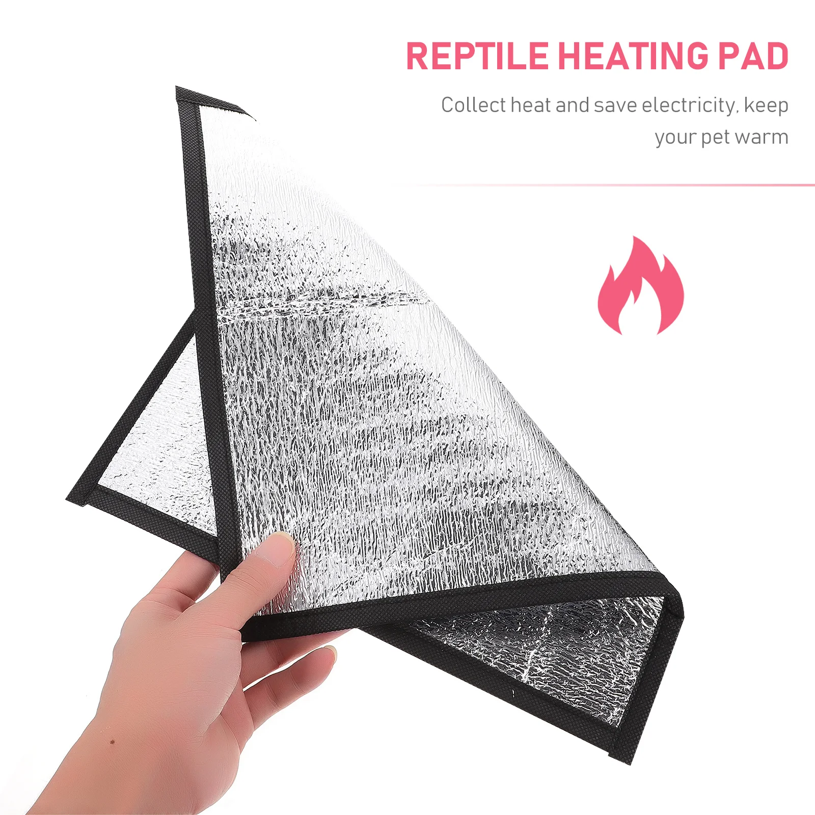 2 قطعة لوحة التدفئة للحيوانات الأليفة الشتاء الاحترار الزواحف العزل النوم حصيرة تررم تحت خزان سخان الحيوانات الأليفة الحرارة حصيرة ل ثعبان السحلية #6