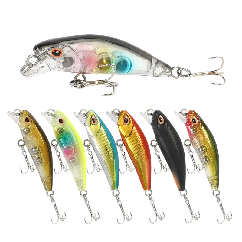 

3.5g 45mm Mini Sinking Minnow Fishing Lures Jerkbait Swimbait for Trout Bass Artificial Bait Wobbler Pesca Fishing Accessories