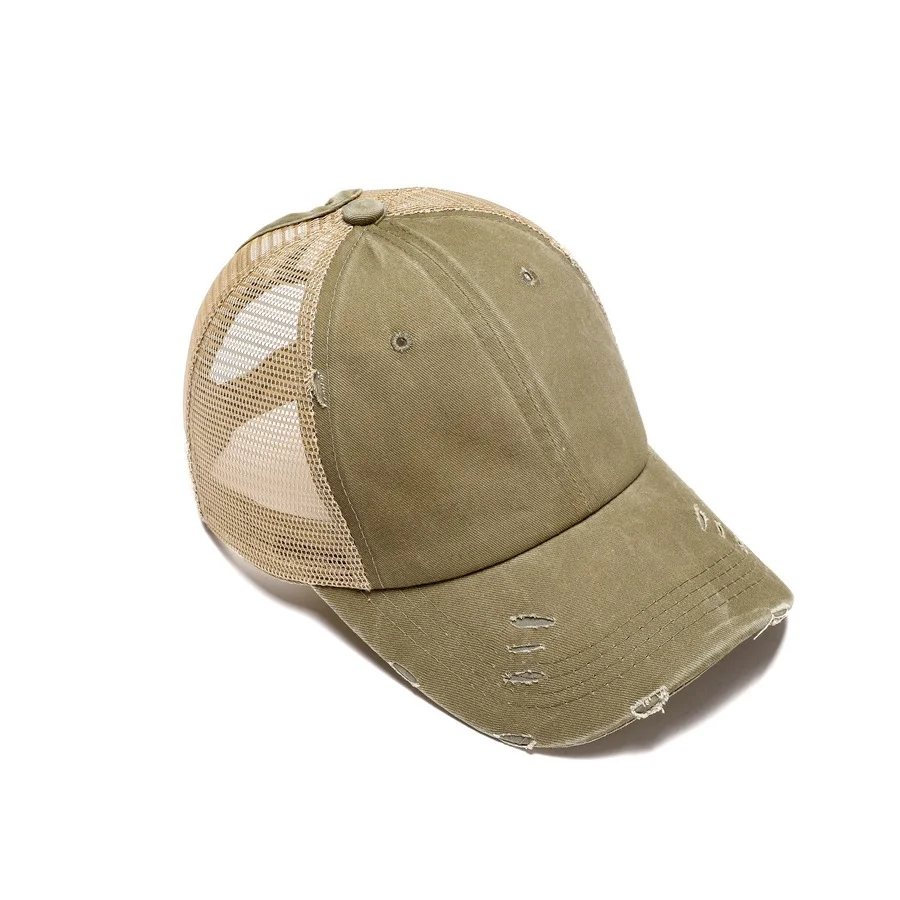 Quick Drying Hat, Worn-Out Hole Hat, Back Opening Hat, Ponytail Hat, Adult Baseball Cap, Breathable and Sun Resistant