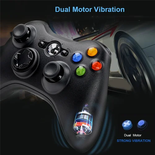 Imagen 2 del producto 【Exclusivo!】para mando inalámbrico 360 2,4G compatible con mando Bluetooth Joystick para X Box 360 Jogos Controle Win7/8/10 PC