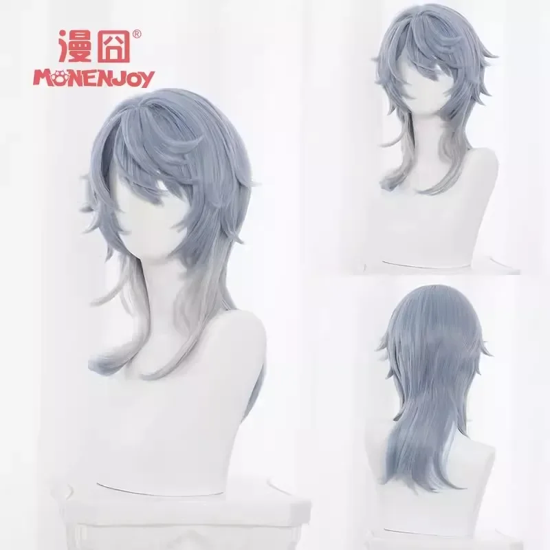 Game Honkai Star Rail Latest Sunday Cosplay Wig Hola Headwear Earrings Women Men Halloween Party Role Play Prop Mr. Sunday Wigs