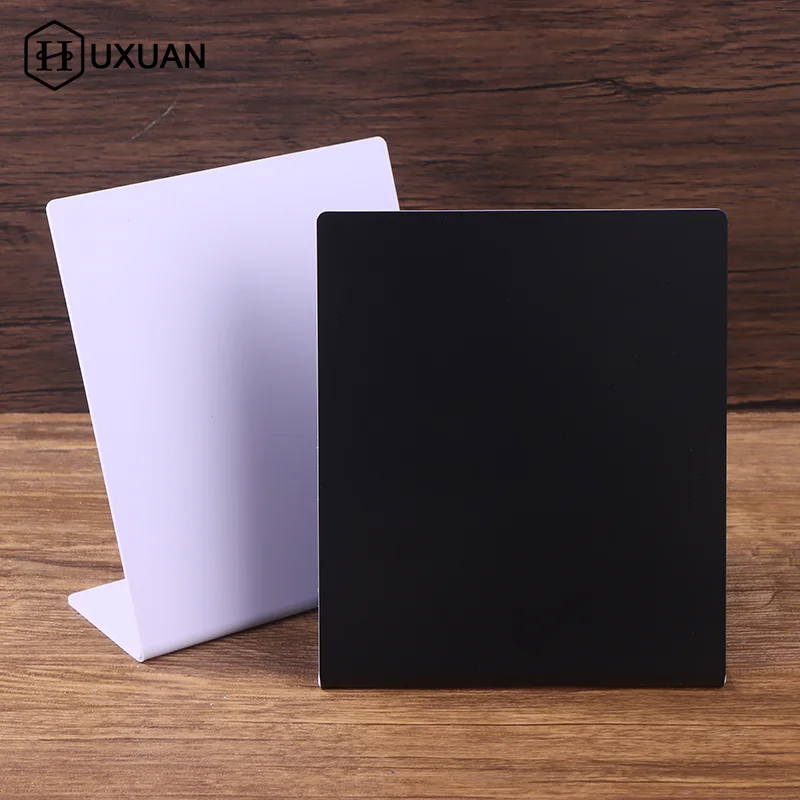 

NFC White Black Blank Pattern 13.56MHz NFC215 Chip 504Bytes Patternless Social Media RFID NFC Google Review Stand Display