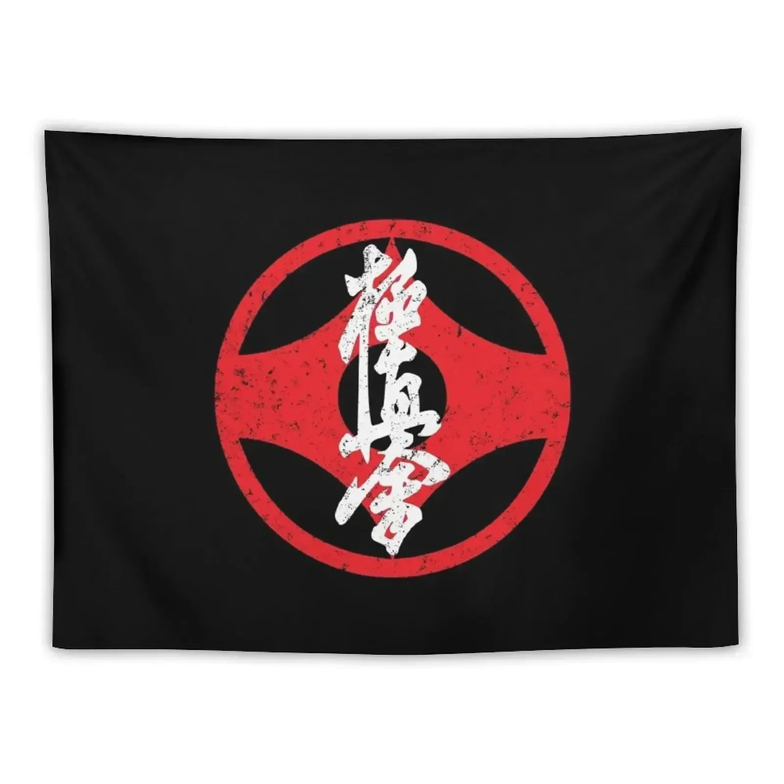 Kyokushin Kaikan Karate Symbol Kyokushinkai Dojo Tapestry Bedroom Decor Aesthetic Cute Decor Decoration Room Wall Art Tapestry