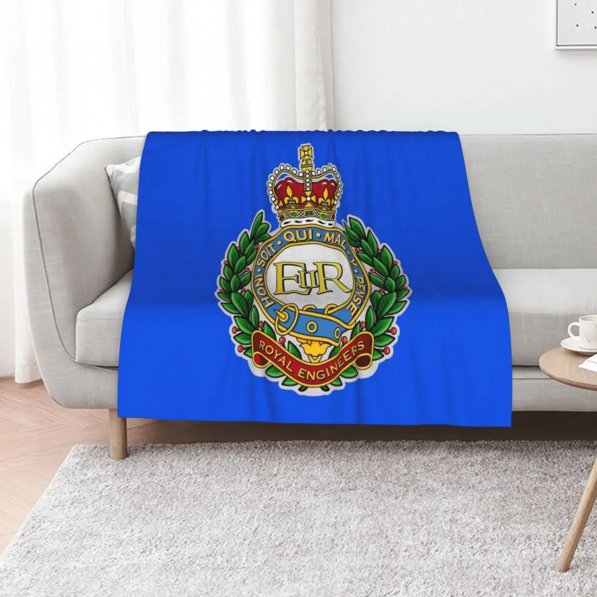 CORPS OF ROYAL ENGINEERS Throw Blanket Hairys anime Warm Bed Luxury Designer Blankets