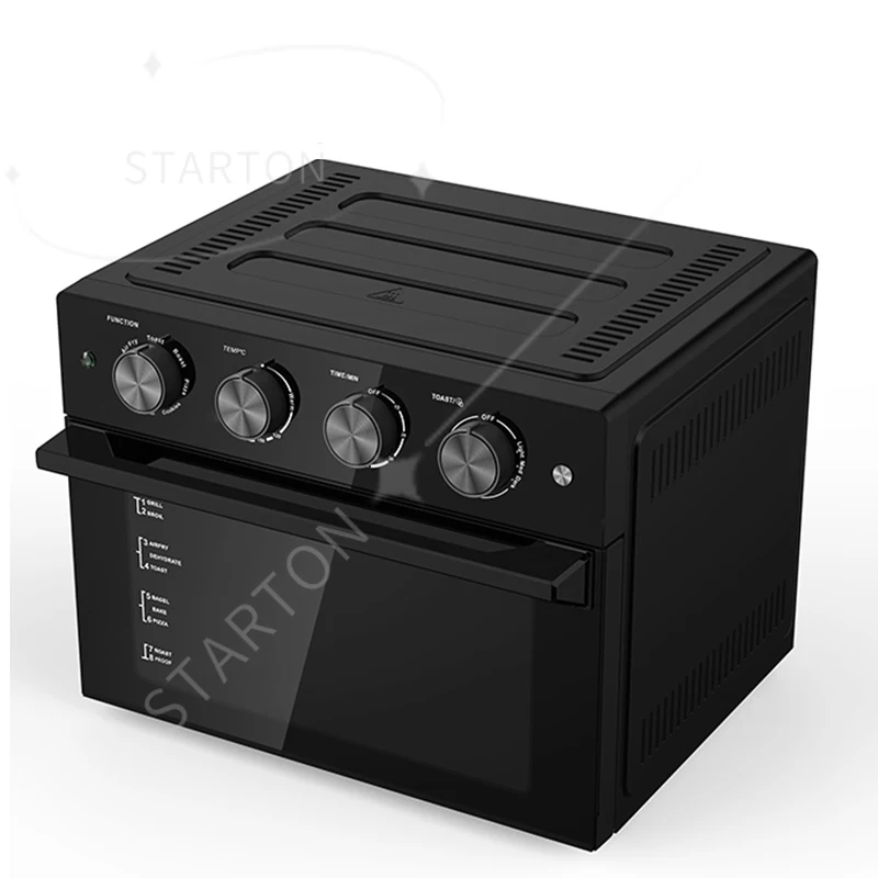 

30L Smart Desktop Air Fryer Oven Mechanical Knob Backing Electric Power Control Warm Function