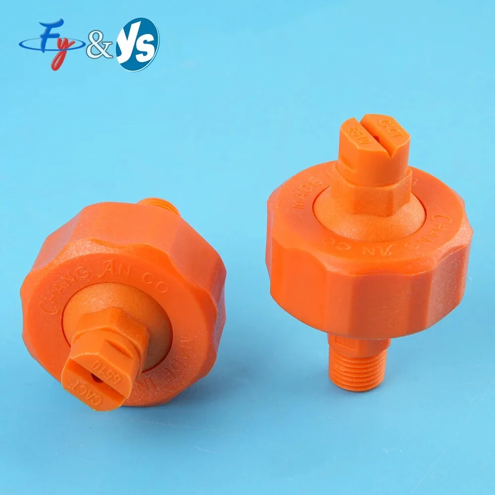 Nosel Kipas Plastik yang Dapat Disesuaikan 1/4"-1/2" - Kepala Semprotan Bulat PP untuk Proses Degreasing & Phosphating Permukaan