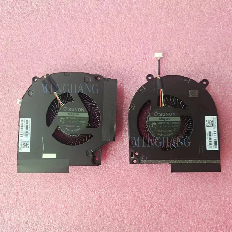 M   New For HP Victus Gaming Laptop 16-R TPN-C169 CPU GPU Fan DC12V N44738-001