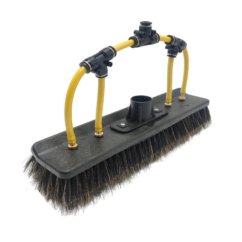 Battery panel cleaning - Water supply window sill brush - with pencil nozzle, used for cleaning telescopic pole windows