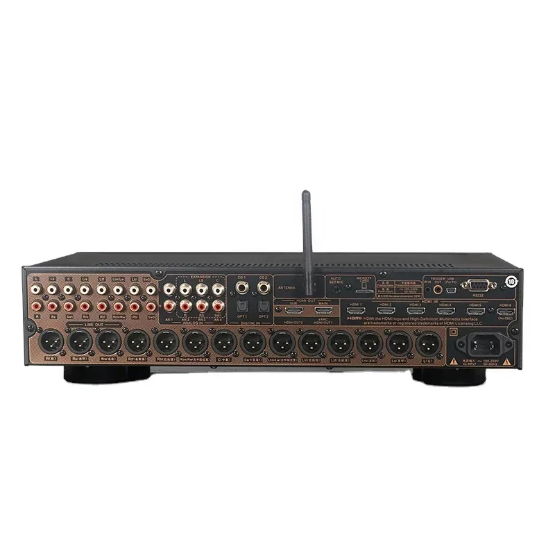 ToneWinner 9.3.4  Surround Sound Home Theater AV Receiver 4K HDMI, Dolby Atmos & DTS: X & Bluetooth Black Amplifier Receiver
