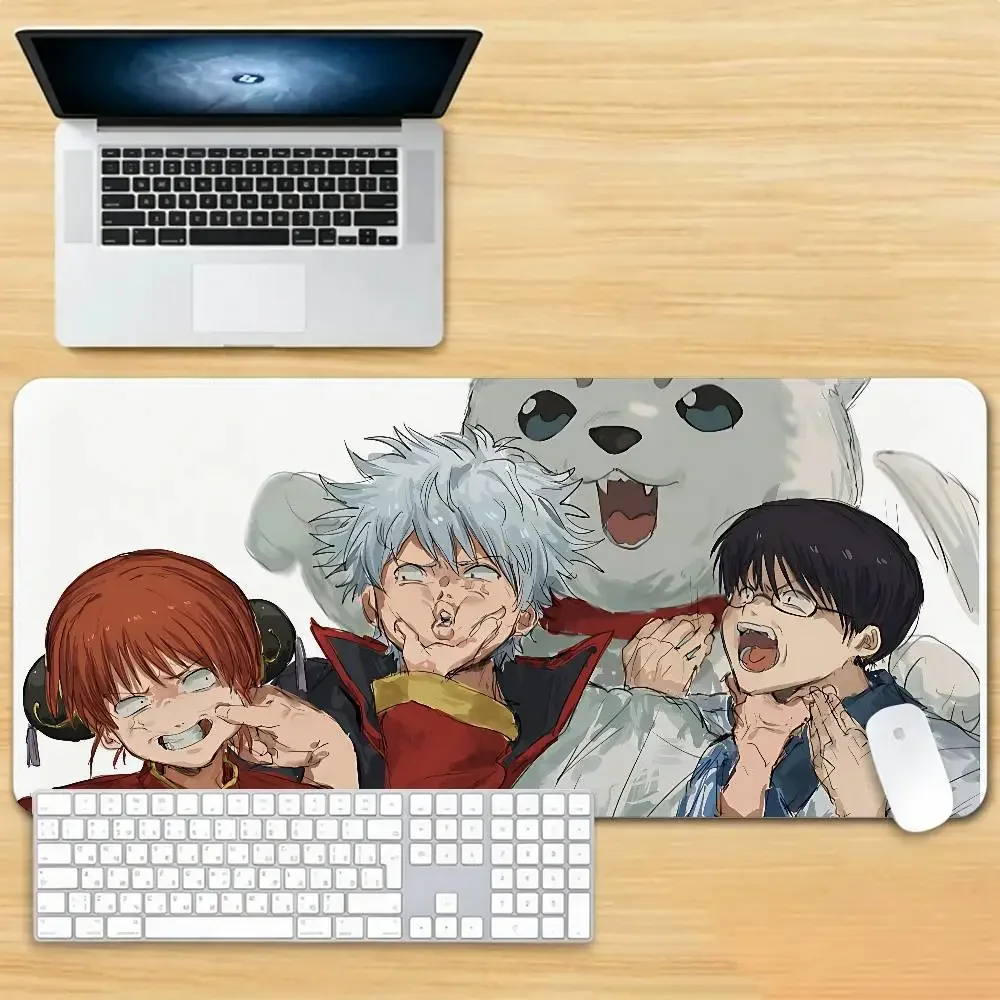 Anime G-Gintama-s Gaming Mouse Pad Non-Slip Lock Stitched Edge Large Office Desk Mat For Computer And Keyboard