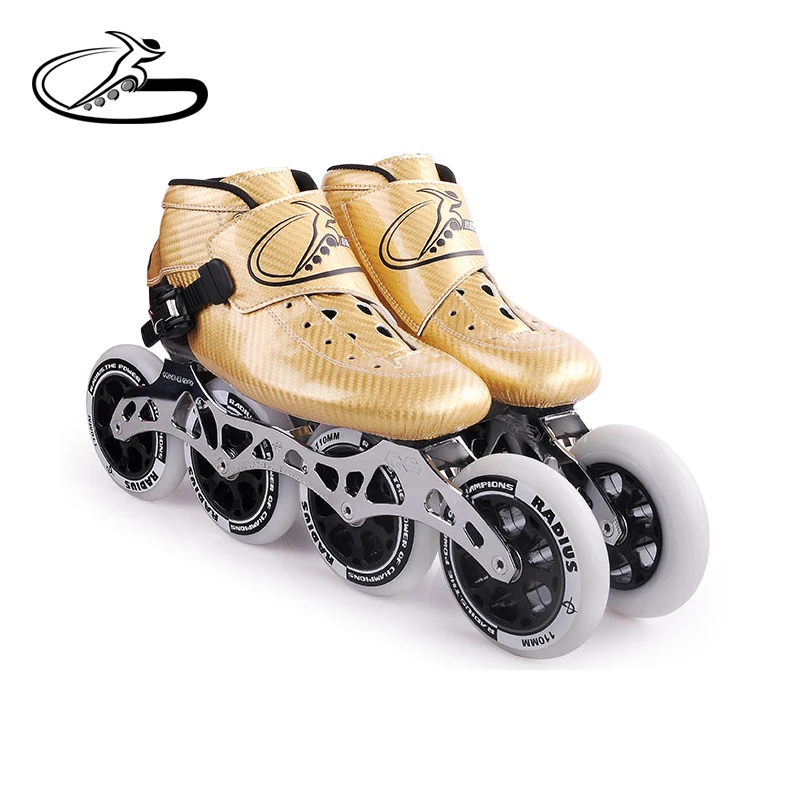 Professional PAPAISON  CNC 7005 Handmade carbon fiber speed fast inline roller skates