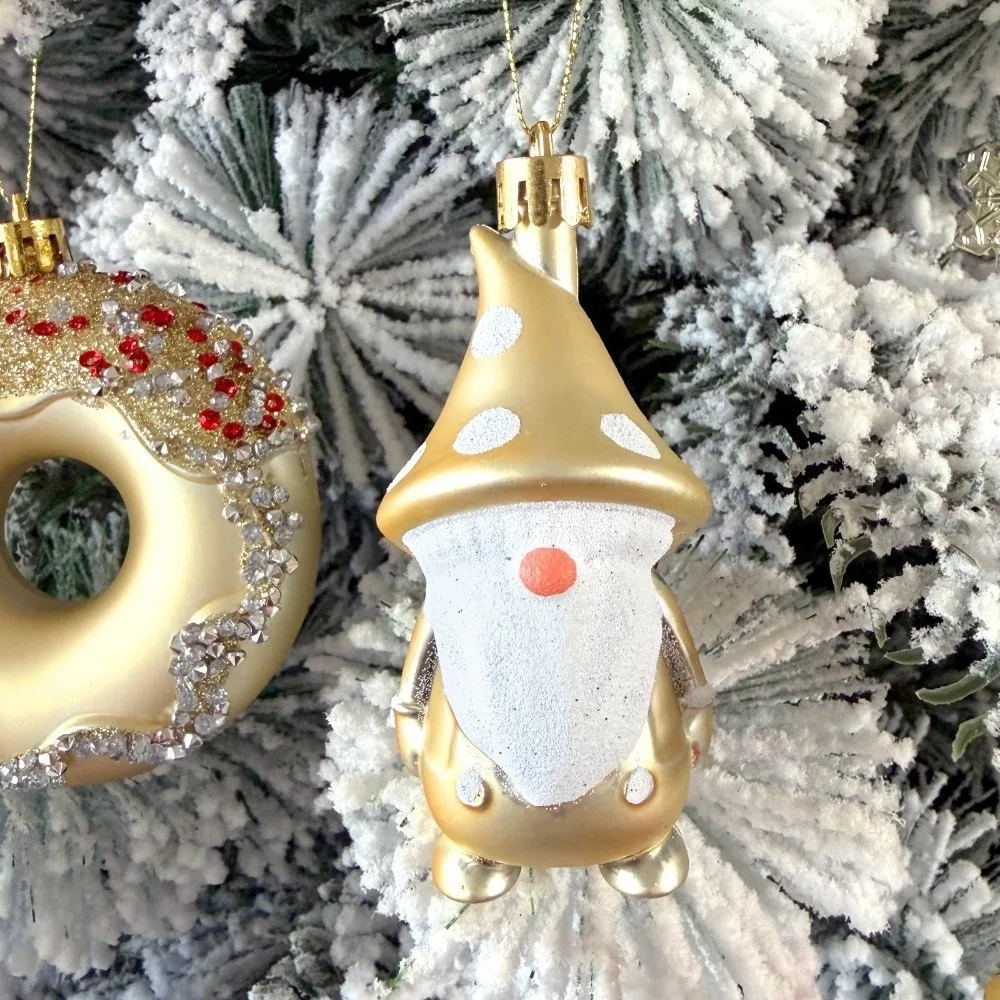 22Pcs/Set Durable 6CM Christmas Ball Shiny Creative Xmas Ornament Ball Christmas Pendant Decorations Storefront
