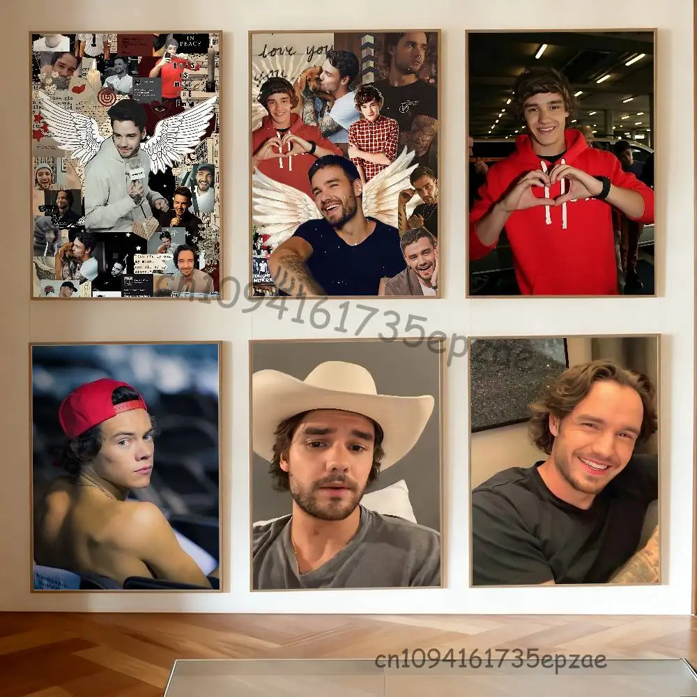 

L-Liam P-Payne Poster Multi-Purpose Wall Art for Living Room Bedroom Office Hallway Bar Home Decor Gift