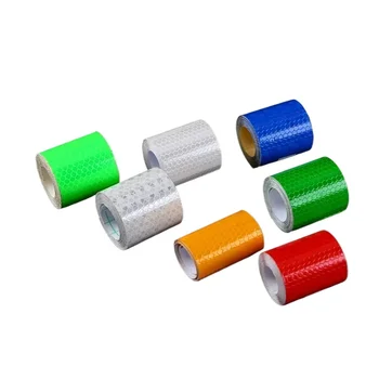 100x5 cm Araba Yansıtıcı Şerit Çıkartmalar Yol Uyarı Şeridi tarzı Dekorasyon Filmi Güvenli Motosiklet Bebek Arabası Yansıtıcı Yol Güvenlik Bandı