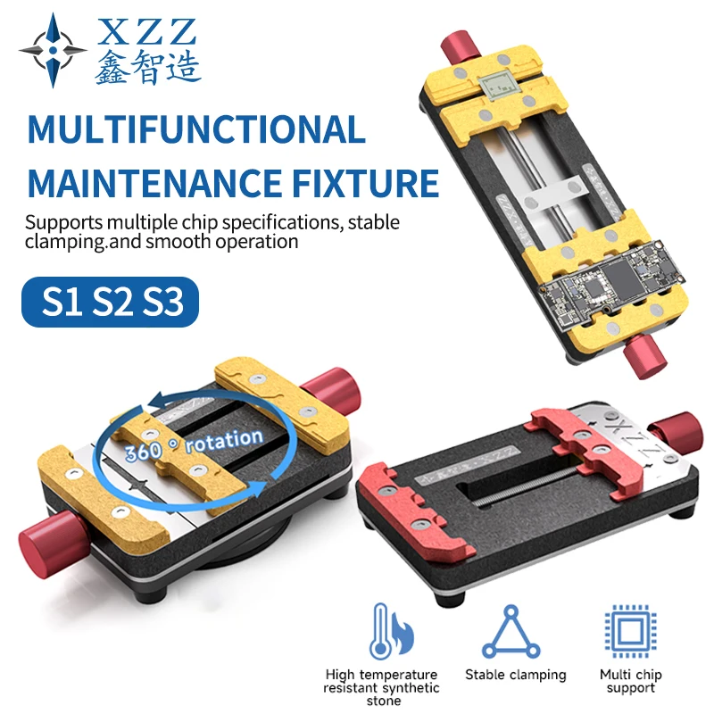 XZZ S1 S2 S3 Multi-function Adjustable Fixing Fixture for Mobile Phone Repair Motherboard Chip Hard Disk IC Fixing Fixture Tool