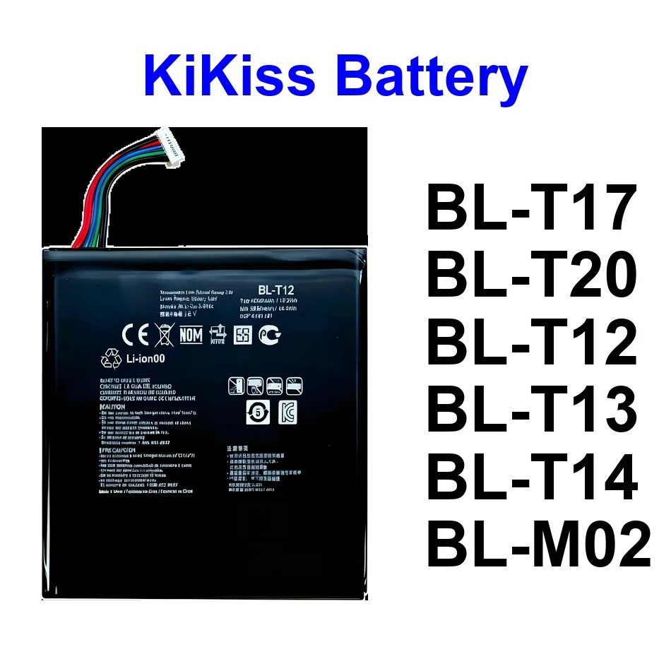 

Tablet Battery High-Capacity BL-T12 BL-T14 BL-M02 4000-8200Mah For LG G Pad 10.1" F X 5 7.0 8.0 8.3 10.1