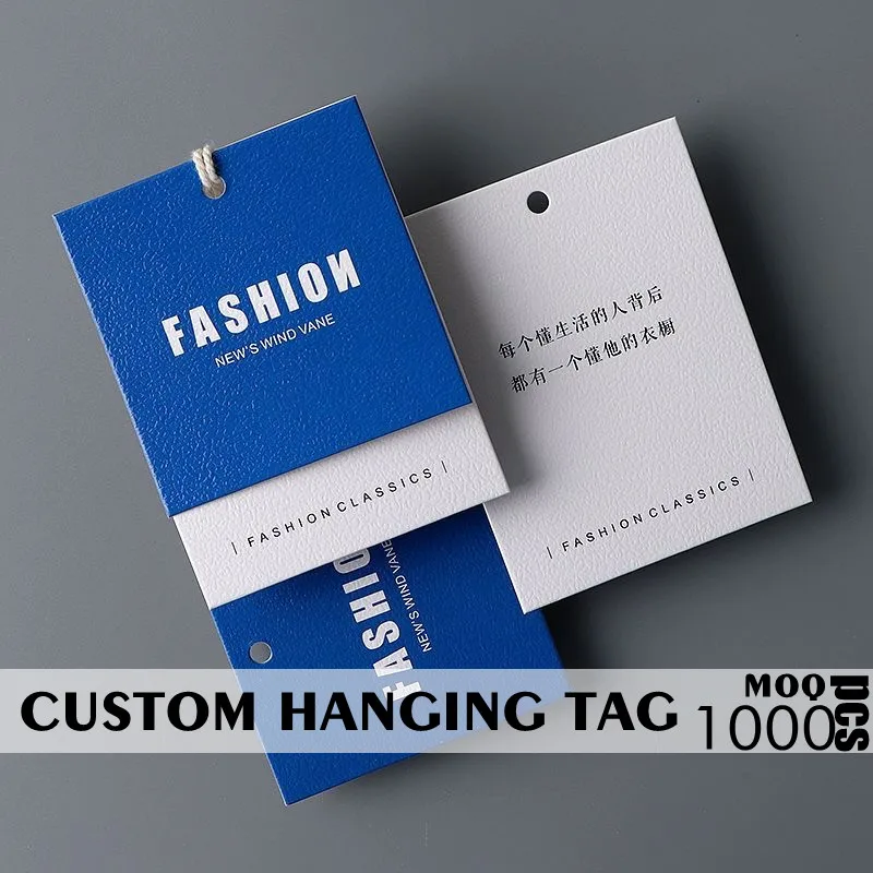 Personalized Clothing Labels, Custom Hanging Tags, Handmade Decoration, Package Accessory 23021401