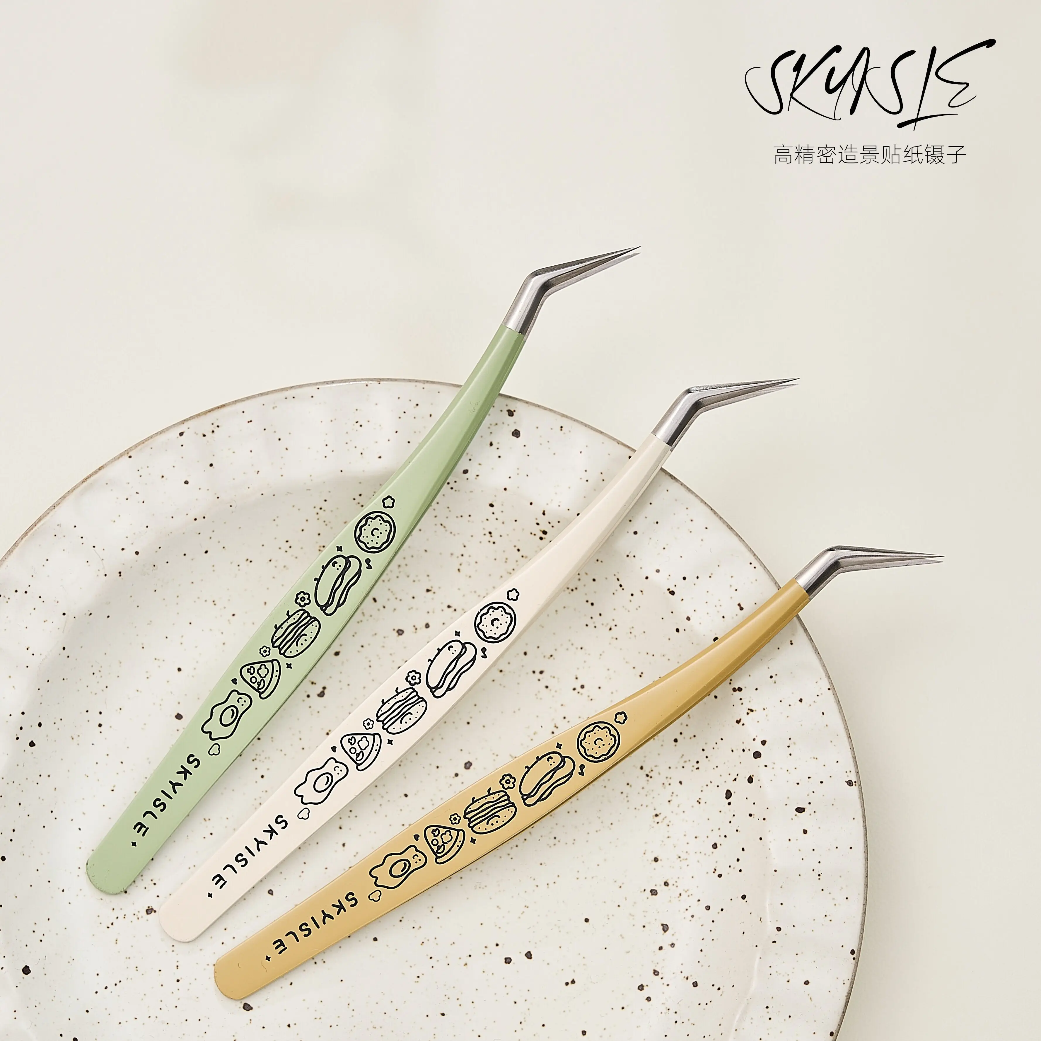 

delicacy pattern tweezers,Sticker tape DIY, Landscape sticker book, Landscape sticker supplies ﻿