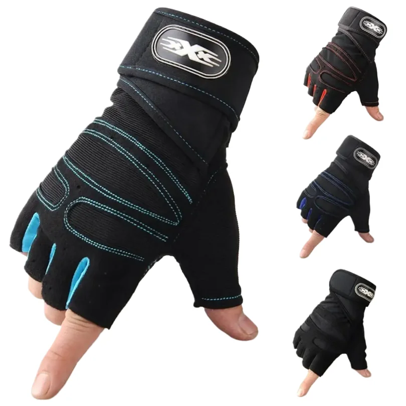 

Gym Gloves for Men Women Fitness Weight Lifting Wristband Gloves Body Building Training Sports Exercise Cycling Glove Shockproof