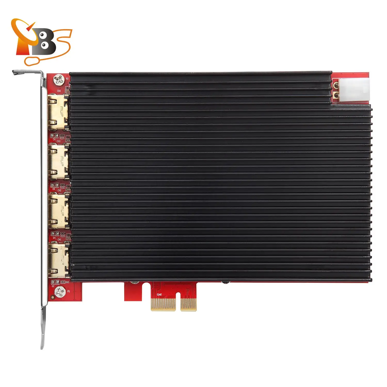 TBS6304X 4K 30FPS 4 HDMI Input Video Capture Card Compatible with DVB Software Tvheadend Astra Kylone Support HDCP 1.4