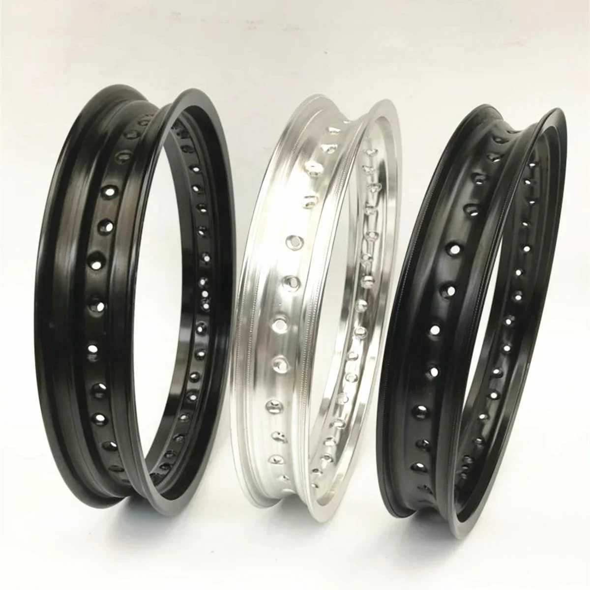 1pcs Motorcycle rim  6061 Aluminium alloy 16/17/18 /19/21 inch Dirt bike rim 32/36  holes red black silver