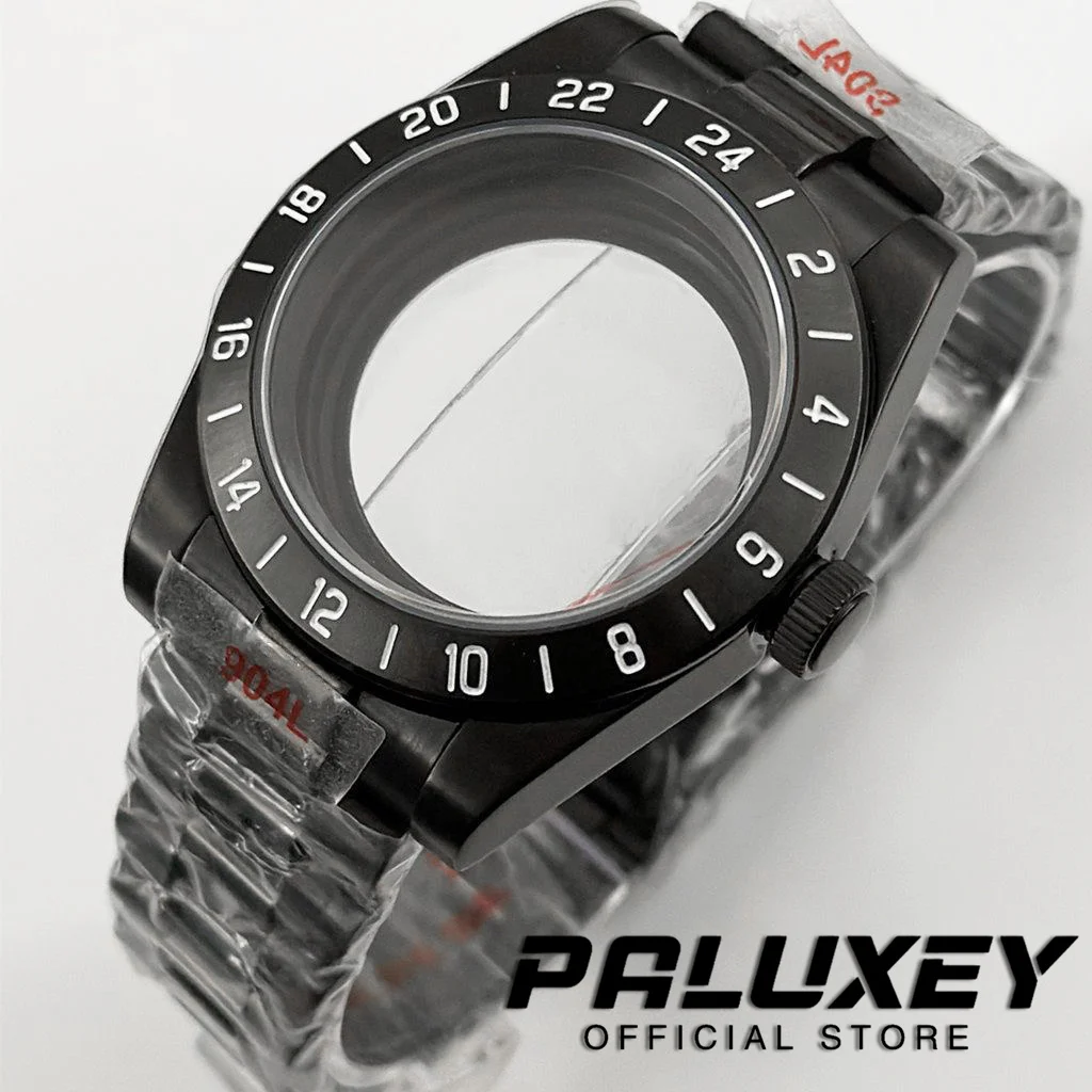 

Черный PVD-корпус для часов серии Bay 39 мм с сапфировым стеклом и браслетом в президентском стиле для механизмов NH34, NH35, NH36, NH38, NH70, ETA2824