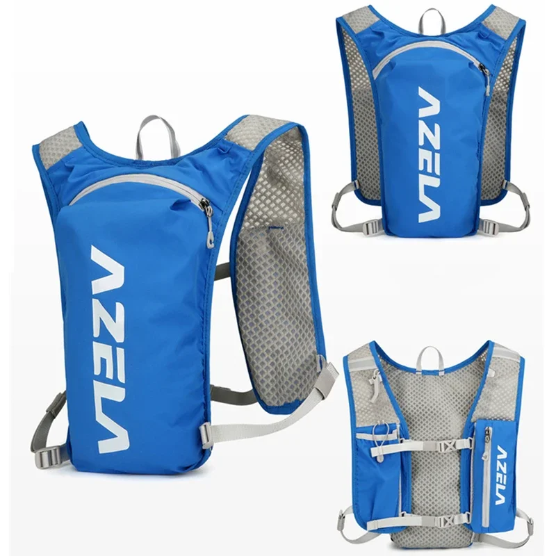 Outdoor Trail Running 5L Ultralight Backpack Hydration Jogging Vest Men Breathable Marathon Bicycle Bag Water Bottle 1.5L