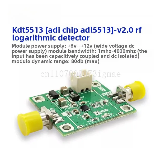 ADL5513 Broadband RF Log Detector 80dB Dynamic Range 1MHz-4GHz Bandwidth