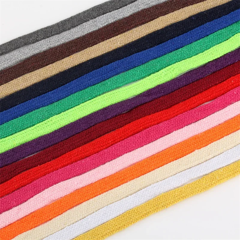 2/5/100Y10mm Colored Twisted Cord Rope 100% Cotton Rope Cords Craft Decorative Twisted DIY Handmade Bag Drawstring Accessories